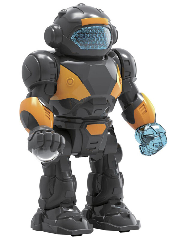 Robot chodící 22cm na baterie se světlem se zvukem